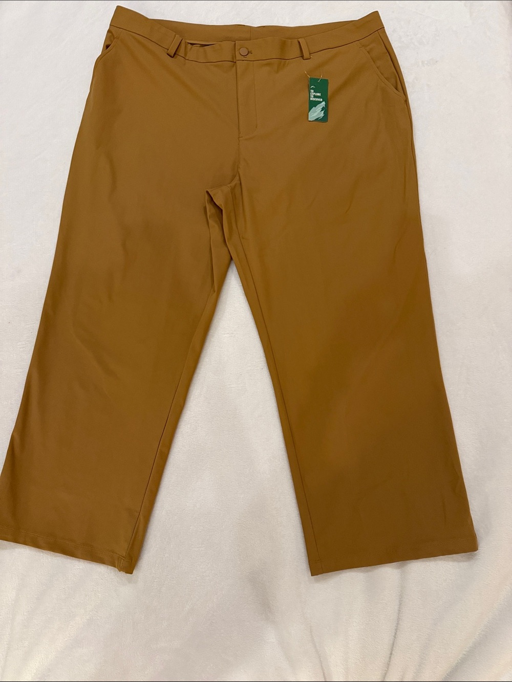 Men's Casual Stretch Pants in Brown - Comfortable Everyday Wear